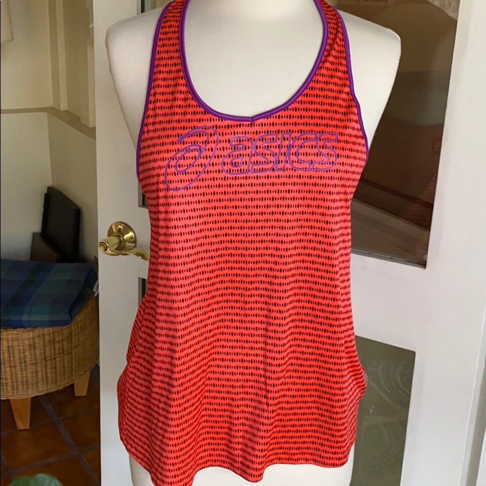 ASICS Running tank top Neon Reflective logo